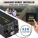 VEVOR Pure Sine Wave Inverter Power Inverter 5000W DC12V to AC230V Inverter LCD