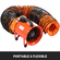 Εύκαμπτος αγωγός VEVOR 20FT( 6,1 m) PVC εύκαμπτος αγωγός 8 ιντσών (20,32 cm) εύκαμπτος αγωγός εξαγωγής εύκαμπτος αγωγός 20 εύκαμπτος αγωγός εξαερισμού εύκαμπτος αγωγός εξαερισμού 8 ιντσών εύκαμπτος αγωγός
