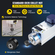 Αερόψυκτος κινητήρας ατράκτου VEVOR 3.0KW 220V CNC Αερόψυκτος άξονας κινητήρας για φρέζα χάραξης CNC