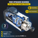 Αερόψυκτος κινητήρας ατράκτου VEVOR 3.0KW 220V CNC Αερόψυκτος άξονας κινητήρας για φρέζα χάραξης CNC