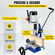 VEVOR Mortise Machine Powermatic Mortise με κινητό πάγκο εργασίας για ξυλουργική