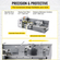 VEVOR Mini Metal Lathe 750W Μεταβλητής ταχύτητας Μεταλλικός Τόρνος 50 έως 3000Rpm Τόρνος Ακριβείας Φρέζας 220 x 600mm για Μεταλλικός Τόρνος Μεταλλικός Τόρνος για Τρυπάνι Περιστροφής Αντιπροσώπου