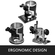 800W Max Torque Variable Speed ​​30.000 RPM Compact Router with Collets 1/4&quot; &amp; 3/8&quot; 1 x Plunge Base &amp; 1 x Tilt Base 220V