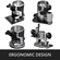 VEVOR 6.5Amp 1-1/4 HP Wood Router Tool Kit Max Torque 30.000 RPM Μεταβλητή ταχύτητα Συμπαγές κιτ δρομολογητή με σταθερή βάση, βυθιζόμενη βάση, βάση κλίσης και βάση μετατόπισης