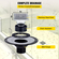 VEVOR Waterproofing Shower Kit Kit Ντους Δίσκος 48&#039;&#039;x72&#039;&#039; με Κεντρική Αποχέτευση ABS
