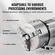 VEVOR Indexing Dividing Head K11-100mm 3-Jaw Chuck Tailstock για φρέζα CNC