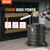Ηλεκτρική σκούπα VEVOR Ash, 20 L με ισχυρή αναρρόφηση 1200 W, Συλλέκτης Ash Vac με εύκαμπτο σωλήνα &amp; ρόδες 1,2 M, για τζάκια, σόμπες pellet, ξυλόσομπα, καυστήρα κορμού, ψησταριές, φούρνους πίτσας, λάκκους