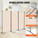 VEVOR Room Divider 4 Panels Fabric Room Privacy Screen for Office Bedroom Beige