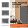 VEVOR Room Divider 4 Panels Fabric Room Privacy Screen for Office Υπνοδωμάτιο Γκρι