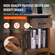 VEVOR Farmhouse End Table Night Stand με θύρες USB και πρίζες αποθήκευσης 3 επιπέδων