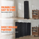 VEVOR 6 Panel Room Divider Χειροποίητη υφασμένη πτυσσόμενη οθόνη προστασίας προσωπικών δεδομένων με μαύρους μεντεσέδες