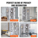 VEVOR Wood Divider Room Ξύλινο πάνελ 4 για Διαχωρισμό Δωματίων Οικιακό Γραφείο
