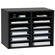 VEVOR Wood Literature Organizer, 12 διαμερίσματα, Ταξινόμηση αρχείων με αφαιρούμενα ράφια, Υποδοχή γραμματοκιβωτίων για Office Home Classroom Οργανισμός Mailrooms, Πιστοποίηση EPA, Μαύρο
