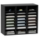VEVOR Wood Literature Organizer, 24 διαμερίσματα, Ταξινόμηση αρχείων με αφαιρούμενα ράφια, Υποδοχή γραμματοκιβωτίων για Office Home Classroom Οργανισμός Mailrooms, Πιστοποίηση EPA, Μαύρο