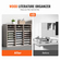 VEVOR Wood Literature Organizer File Sorter Στήριγμα αποθήκευσης χαρτιού 27 υποδοχές Γκρι