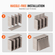 VEVOR Wood Literature Organizer File Sorter Στήριγμα αποθήκευσης χαρτιού 27 υποδοχές Γκρι