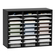 VEVOR Wood Literature Organizer File Sorter Βάση αποθήκευσης χαρτιού 27 υποδοχές Μαύρο