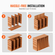 VEVOR Wood Literature Organizer File Sorter Βάση αποθήκευσης χαρτιού 27 υποδοχές Λευκό