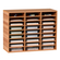 VEVOR Wood Literature Organizer File Sorter Βάση αποθήκευσης χαρτιού 27 υποδοχές Λευκό