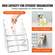 Βάση μπροσούρας VEVOR Acrylic 8,5 x 11 ιντσών 4-Tier Literature Stand Display Rack