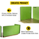 VEVOR Desk Divider 60&#039;&#039; Desk Privacy Panel, 3 panels Privacy Acoustic panel, Sound Absorbing Acoustic Privacy panel, Μειώστε το θόρυβο και τις οπτικές περισπασμούς, Ελαφρύ πράσινο διαχωριστικό με σφιγκτήρα