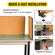 VEVOR Desk Divider 60&#039;&#039; Desk Privacy Panel, 3 panels Privacy Acoustic panel, Sound Absorbing Acoustic Privacy panel, Μειώστε το θόρυβο και τις οπτικές περισπασμούς, Ελαφρύ κίτρινο διαχωριστικό με σφιγκτήρα