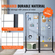 VEVOR 2&#039; x 5,6&#039; Grid Panels Wall Tower, 2 Packs Wire Gridwall Display Racks with T-Base Floorstanding, Double Side Gridtoll Panels for Art Craft Shows, Retail Display with Extra Clips and Hooks
