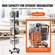 Μπροσούρα VEVOR Display Rack 32-Pocket Rotating Literature Display Stand 5 Wheels