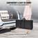 VEVOR Portable Tradeshow Podium Podium, 38,39&quot; x 15,16&quot; x 34,25&quot;, Εκθεσιακός πάγκος έκθεσης με τοίχο, πτυσσόμενος πίνακας προώθησης λιανικής μπαρ με ράφι αποθήκευσης και τσάντα μεταφοράς
