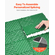 VEVOR Interlocking Drinage Mat Drainage Cushion 12&quot; x 12&quot; Αρθρωτό πλακάκι δαπέδου