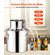 VEVOR Moonshine Still 5 Gal Water Alcohol Distiller Kit ζυθοποιίας από ανοξείδωτο χάλυβα