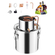 VEVOR Moonshine Still 5 Gal Water Alcohol Distiller Kit ζυθοποιίας από ανοξείδωτο χάλυβα