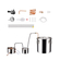 VEVOR Moonshine Still Water Alcohol Distiller 13,2 Gal με βαρέλι Thumper &amp; αντλία νερού