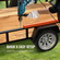 VEVOR TrailTailgate er Lift Assist, Μέγιστη χωρητικότητα φορτίου 180 λίβρες, Συμβατό με Open Utility πίσω πόρτα και ράμπα ρυμουλκούμενου, με πλευρική ράγα ύψους 10 έως 24 ιντσών και πίσω πύλη ή ράμπα ύψους 4 έως 6 πόδια