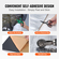 VEVOR Car Sound Deadening Mat, 400 mil 1,5sq.m Automotive Sound Deadener, High Density Foam Sound Deadener Material &amp; Heat Barrier, Double Layer Waterproof Constructure Acoustic Insulation Mat