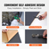 VEVOR Car Sound Deadening Mat, 210 mil 3,3sq.m Automotive Sound Deadener, High Density Foam Sound Deadener Material &amp; Heat Barrier, Double Layer Waterproof Structure Acoustic Insulation Mat