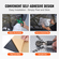 VEVOR Car Sound Deadening Mat, 80 mil 3,3sq.m Υλικό Ηχοαπόσβεσης Αυτοκινήτου, Βουτυλικό Υλικό Ηχοαπόσβεσης Αυτοκινήτων, Ηχομόνωση και Υλικό Απόσβεσης Δονήσεων για Αυτοκίνητο