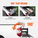VEVOR Truck Bed Extender, Αλουμίνιο αναδιπλούμενος προέκτασης πίσω πόρτας, 55,5&quot;-68&quot;, Ταιριάζει σε Ford Super Duty, F150, Dodge Ram 1500/2500/3500, Toyota Tundra, Nissan Titan, Chevrolet Silverado, GMC Sierra