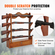 VEVOR Gun Rack 4-Slot Ξύλινη ράφι όπλων επίτοιχη βάση οθόνης όπλων που χωρά 4 τουφέκια