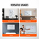 Whiteboard VEVOR Magnetic Glass, Dry Erase Board 36&quot;x24&quot;, Επιτοίχια Μεγάλη Λευκή Γυάλινη Πίνακας χωρίς πλαίσιο, με Δίσκο μαρκαδόρων, Γόμα και 2 Μαρκαδόρους, Λευκό