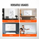 Λευκός πίνακας VEVOR Magnetic Glass, Dry Erase Board 48&quot;x32&quot;, Επιτοίχιος Μεγάλη Λευκή Γυάλινη Πίνακας χωρίς πλαίσιο, με δίσκο μαρκαδόρου, μια γόμα και 2 μαρκαδόρους, λευκό