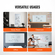 Λευκός πίνακας VEVOR Magnetic Glass, Dry Erase Board 72&quot;x36&quot;, Μεγάλη Λευκή Γυάλινη Πίνακας τοίχου χωρίς πλαίσιο, με δίσκο μαρκαδόρου, γόμα και 2 μαρκαδόρους, λευκό