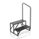 Σκαλοπάτια VEVOR RV, 2-Step RV Stairs, 440 LBS Load Capacity, Thickened Carbon Steel, Με κουπαστή, Αντιολισθητικά σκαλοπάτια για ασφαλή είσοδο και έξοδο, Στολή για RV, Trailer, Camper Steps