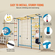 VEVOR Wall Gym for Kids 7 in 1 Steel Indoor Kids Gym for Exercise Climbing Games