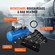 VEVOR Train Horns Kit, 4 Trumpet Air Horn Kit, 150dB Train Horns for Pickup Trucks, 12V 120 psi Air Compressor 1,6 Gal/6 L Tank with Gauge for any 12V Vehicle Truck Truck Train Van Boat