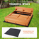 VEVOR Wooden Sandbox Sand Box Sand Pit με κάτω επένδυση για υπαίθριες ηλικίες 3-12