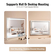 VEVOR Lighted Makeup Καθρέφτης 3 Χρώμα με Bluetooth USB Επιτραπέζιο Βάση τοίχου 21,7 ιντσών
