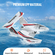 VEVOR RC Airplane Amphibious EPP Foam RC Plane Toy με τηλεχειριστήριο 2,4 GHz