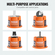 VEVOR Trailer Jack Block, 2000 lbs Χωρητικότητα ανά μπλοκ ισοπέδωσης RV, Μπλοκ σταθεροποιητή τροχόσπιτου από πολυπροπυλένιο υψηλής ποιότητας, αξεσουάρ ταξιδιού RV Χρήση για οποιοδήποτε γρύλο, στύλο, πόδι, 5η ρόδα, 2-συσκευασία
