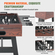 VEVOR Foosball Τραπέζι, 55 ιντσών Standard Size Τραπέζι Foosball, Εσωτερικό τραπέζι πλήρους μεγέθους για το σπίτι, την οικογένεια και την αίθουσα παιχνιδιών, ποδόσφαιρο με τραπέζι για ποδόσφαιρο, περιλαμβάνει 4 μπάλες και 2 ποτηροθήκες